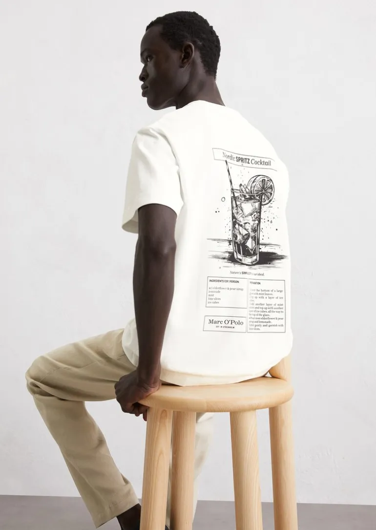 T-Shirt relaxed mit großem Rückenprint