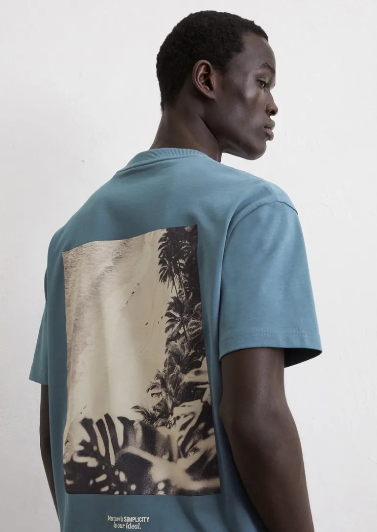 T-Shirt relaxed mit großem Rückenprint