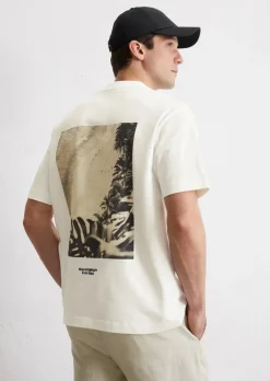 T-Shirt relaxed mit großem Rückenprint