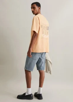 T-Shirt relaxed mit markantem Rückenprint