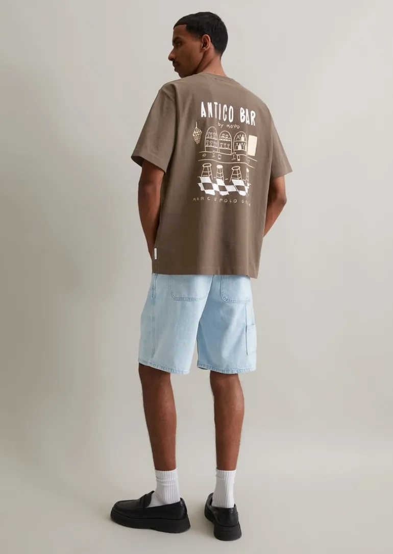 T-Shirt relaxed mit markantem Rückenprint