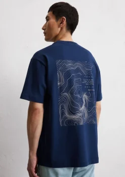 T-Shirt relaxed mit Rückenprint