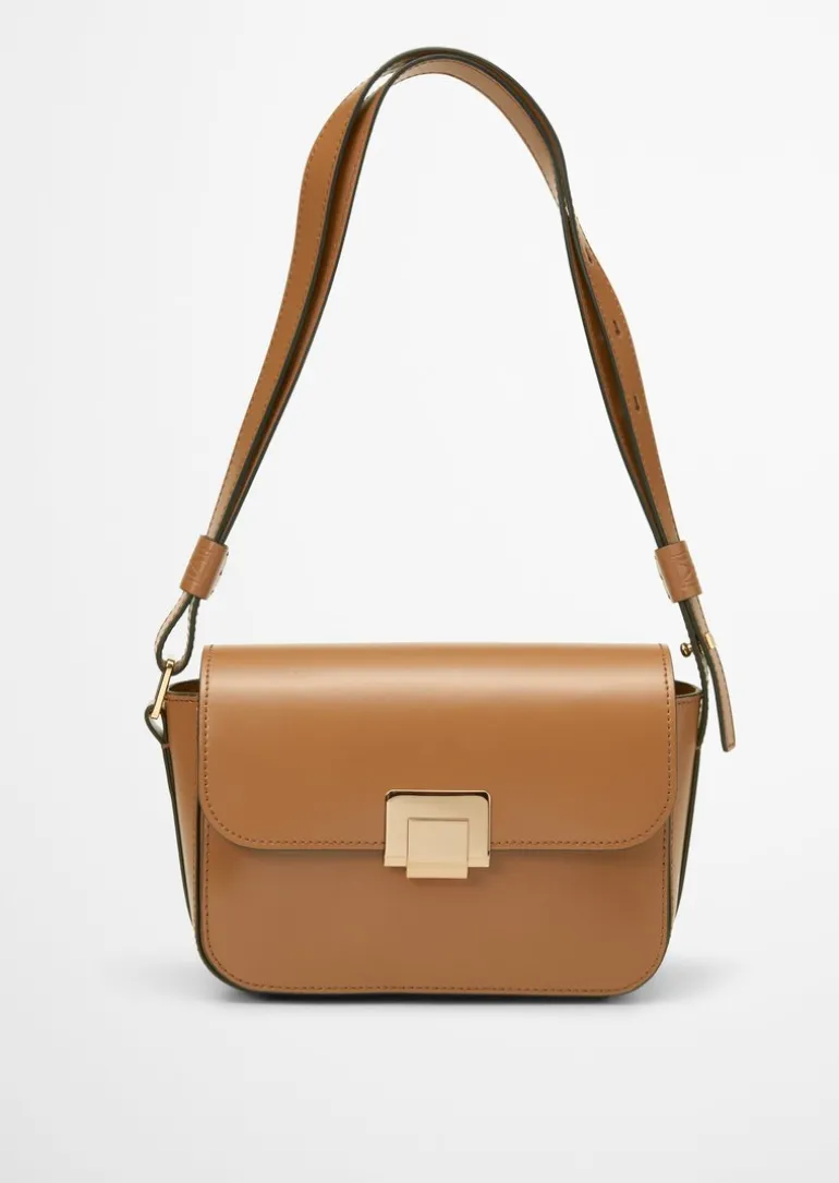 Umhängetasche small mit edlem Klappverschluss