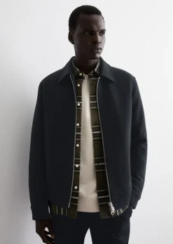 Wolljacke regular mit leichter Wattierung von Unifi REPREVE®