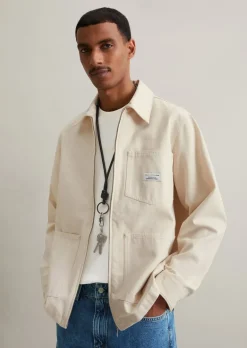 Worker-Jacke relaxed aus robustem Bio-Baumwoll-Twill