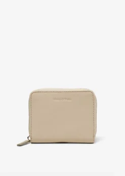 Zipper-Geldbörse aus hochwertigem Rindleder