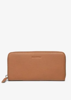 Zipper-Geldbörse aus hochwertiger Leder-Qualität