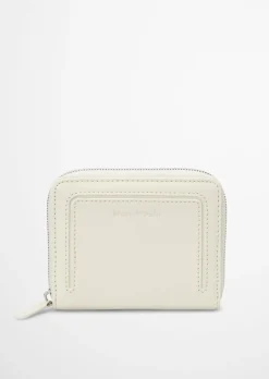 Zipper-Geldbörse medium aus hochwertigem Rindleder