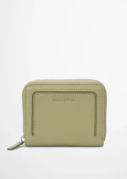 Zipper-Geldbörse medium aus hochwertigem Rindleder